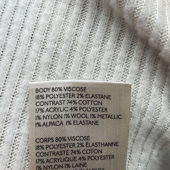 FREE PEOPLE LONG SLEEVE MULTI COLORED SLEEVE TOP/ SWEATER -L-🌈 - Picture 6 of 6